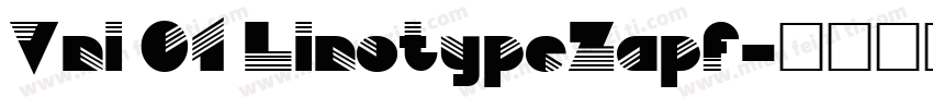 Vni 01 LinotypeZapf字体转换